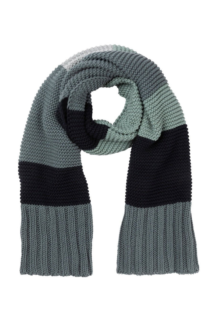 Buy Bold Stripe Knit Scarf - Blue by Indus Design - at White Doors & Co