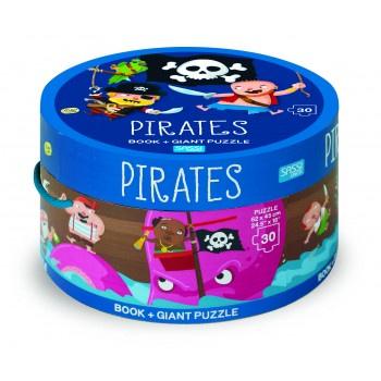 Buy Book & Giant Puzzle - Pirates by Axis - at White Doors & Co