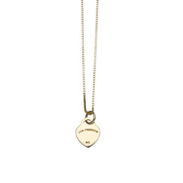 Buy Box Chain VT Heart Necklace by Von Treskow - at White Doors & Co