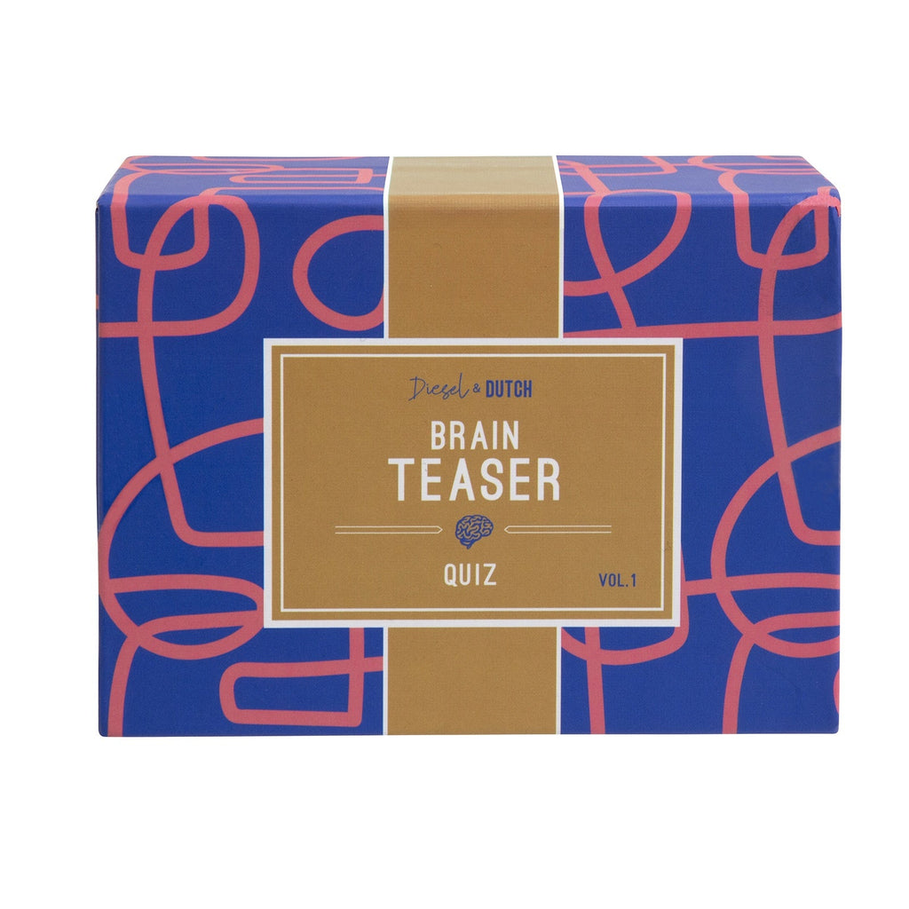 Buy Brain Teaser Trivia Box by Diesel And Dutch - at White Doors & Co