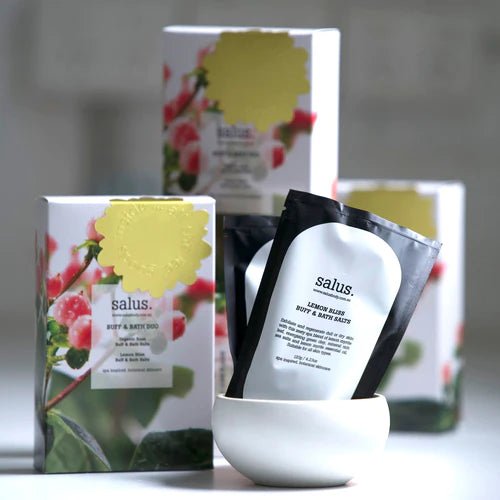 Buy Buff & Bath Duo - Value $28.00 by Salus - at White Doors & Co
