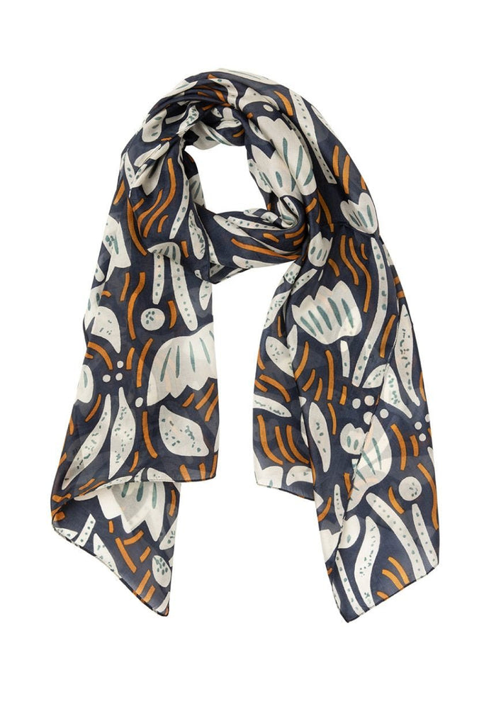 Buy Bush Daisy Silk Scarf by Indus Design - at White Doors & Co