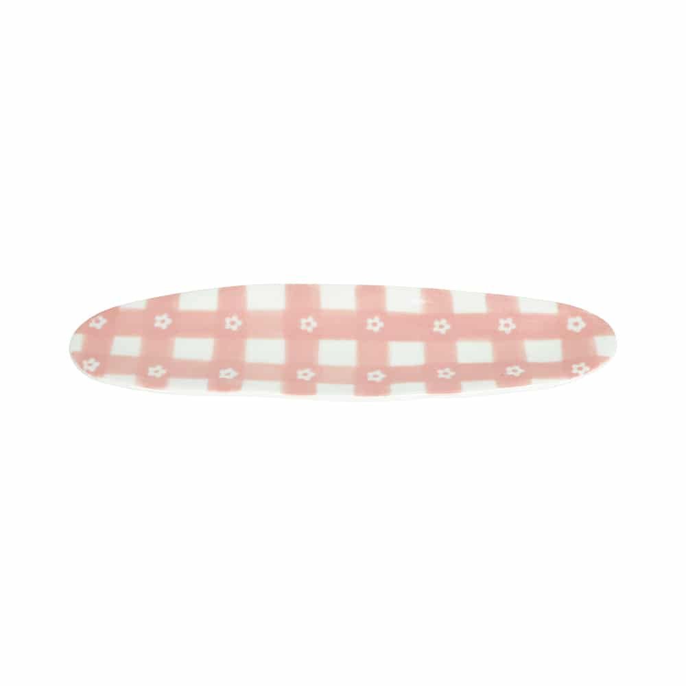 Buy CERAMIC TRAY - DAISY PINK by Annabel Trends - at White Doors & Co