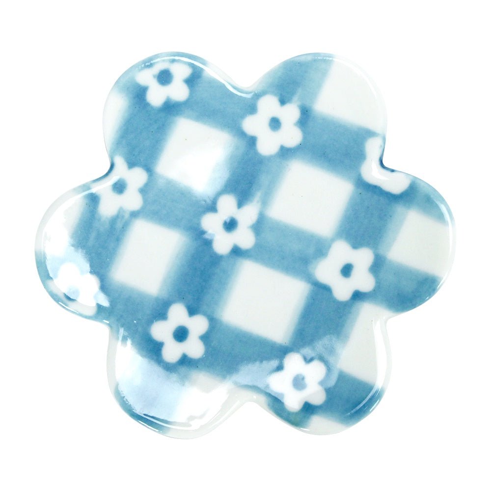 Buy CERAMIC TRINKET DISH - DAISY BLUE by Annabel Trends - at White Doors & Co