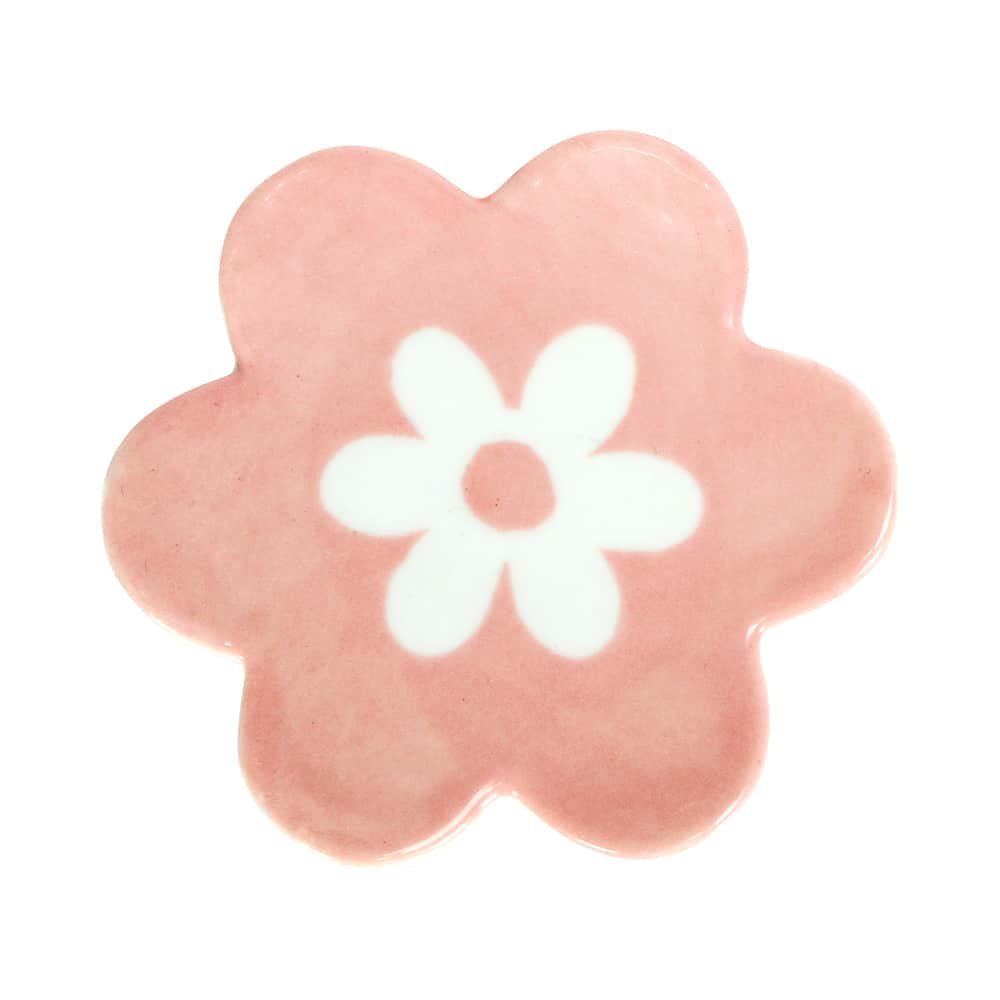 Buy CERAMIC TRINKET DISH - Daisy Pink by Annabel Trends - at White Doors & Co