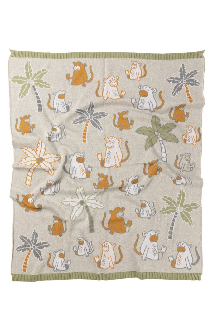 Buy Cheeky Monkey Blanket by Indus Design - at White Doors & Co