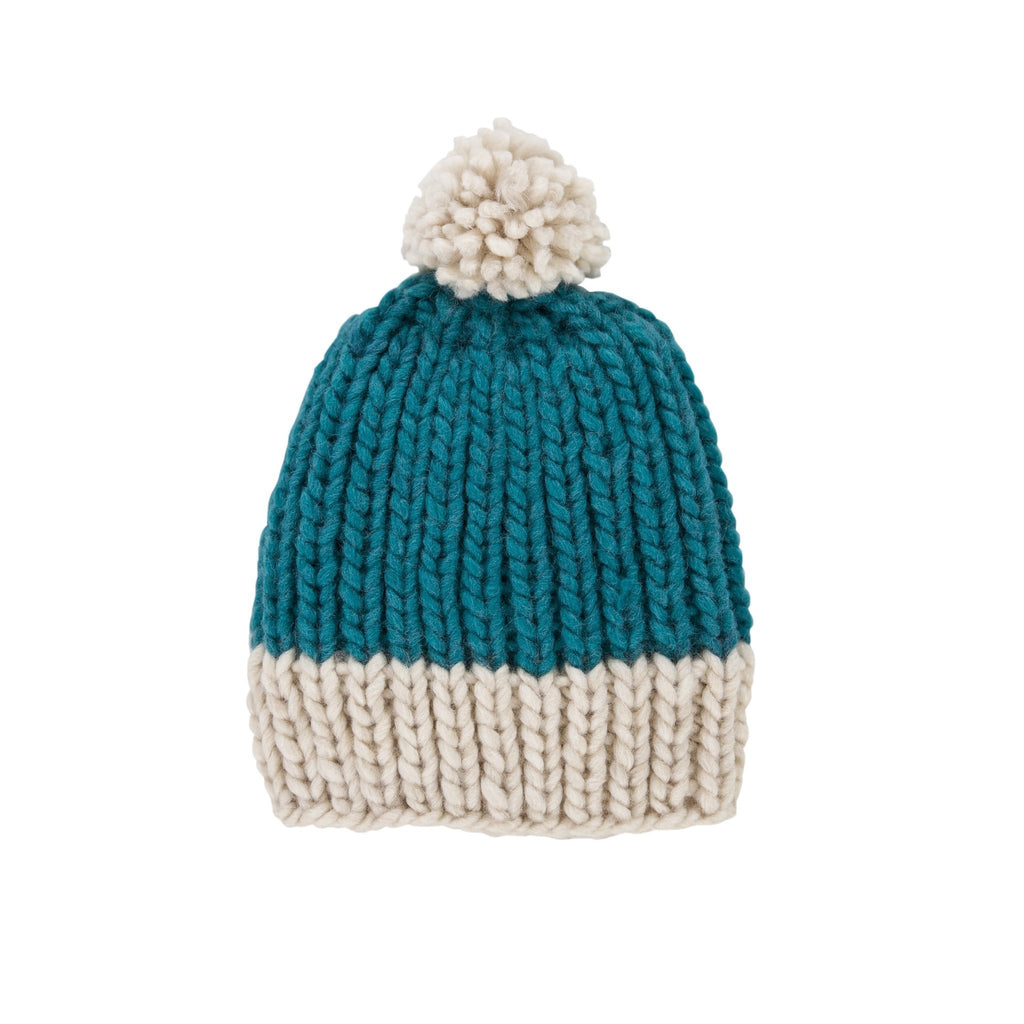 Buy Chunky Beanie - Emerald ( M) by Acorn Kids - at White Doors & Co