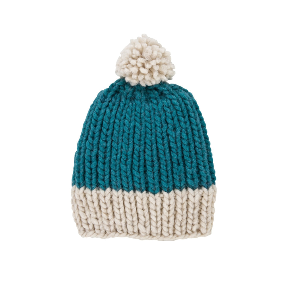 Buy Chunky Beanie - Emerald (S) by Acorn Kids - at White Doors & Co