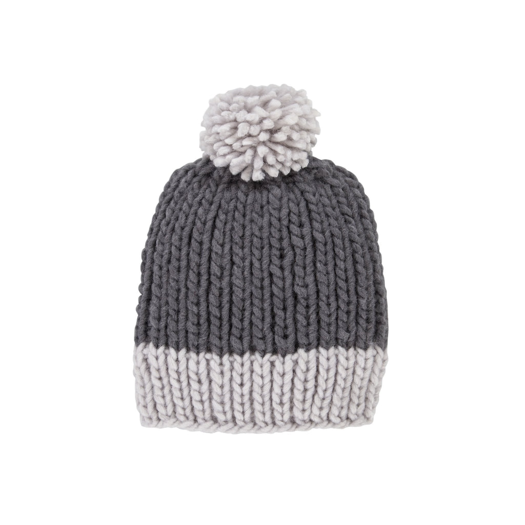 Buy Chunky Beanie - Grey (M) by Acorn Kids - at White Doors & Co