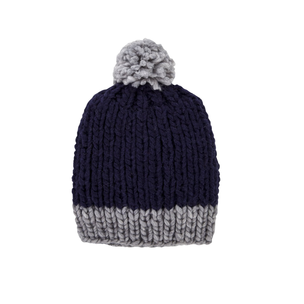 Buy Chunky Beanie - Navy (M) by Acorn Kids - at White Doors & Co