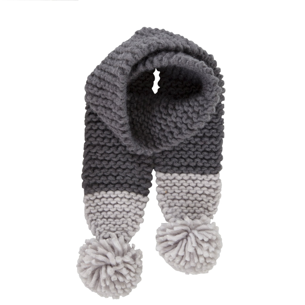 Buy Chunky Scarf - Grey by Acorn Kids - at White Doors & Co