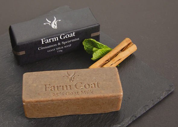 Buy Cinnamon & Spearmint 110g by Goat - at White Doors & Co