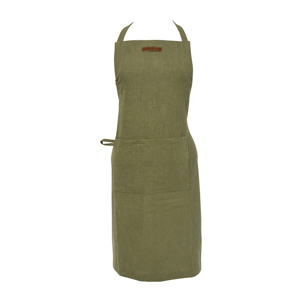 Buy Classic Adjustable Apron - Olive by Annabel Trends - at White Doors & Co