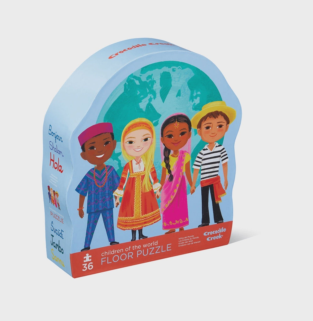 Buy Classic Floor Puzzle 36 pc - Children of the World by Tiger Tribe - at White Doors & Co