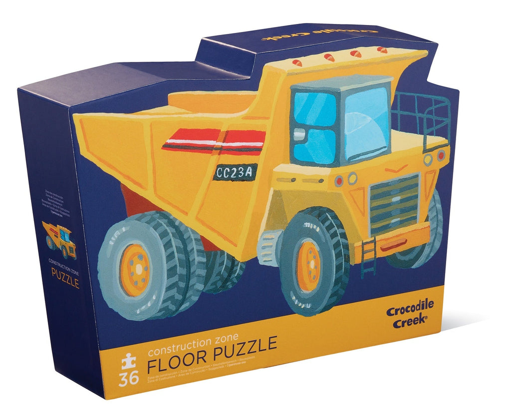 Buy Classic Floor Puzzle - 36 pc - Construction Zone by Tiger Tribe - at White Doors & Co