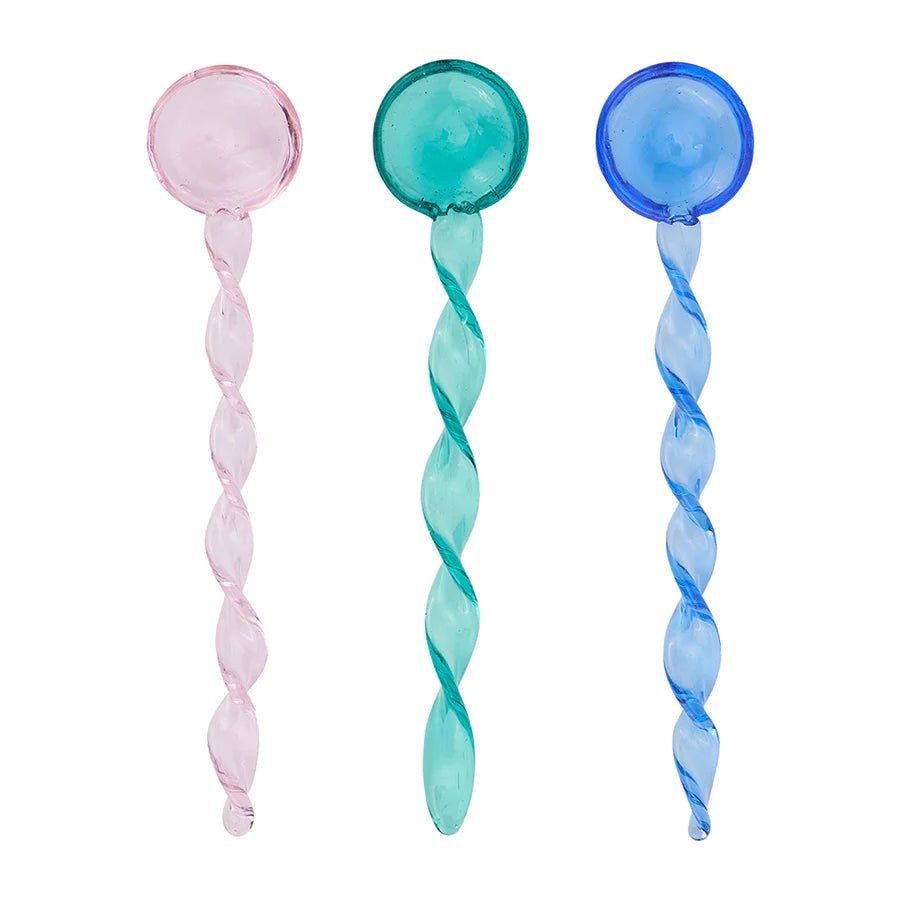 Buy Cocktail Swizzle Spoons - Twist Set by Annabel Trends - at White Doors & Co