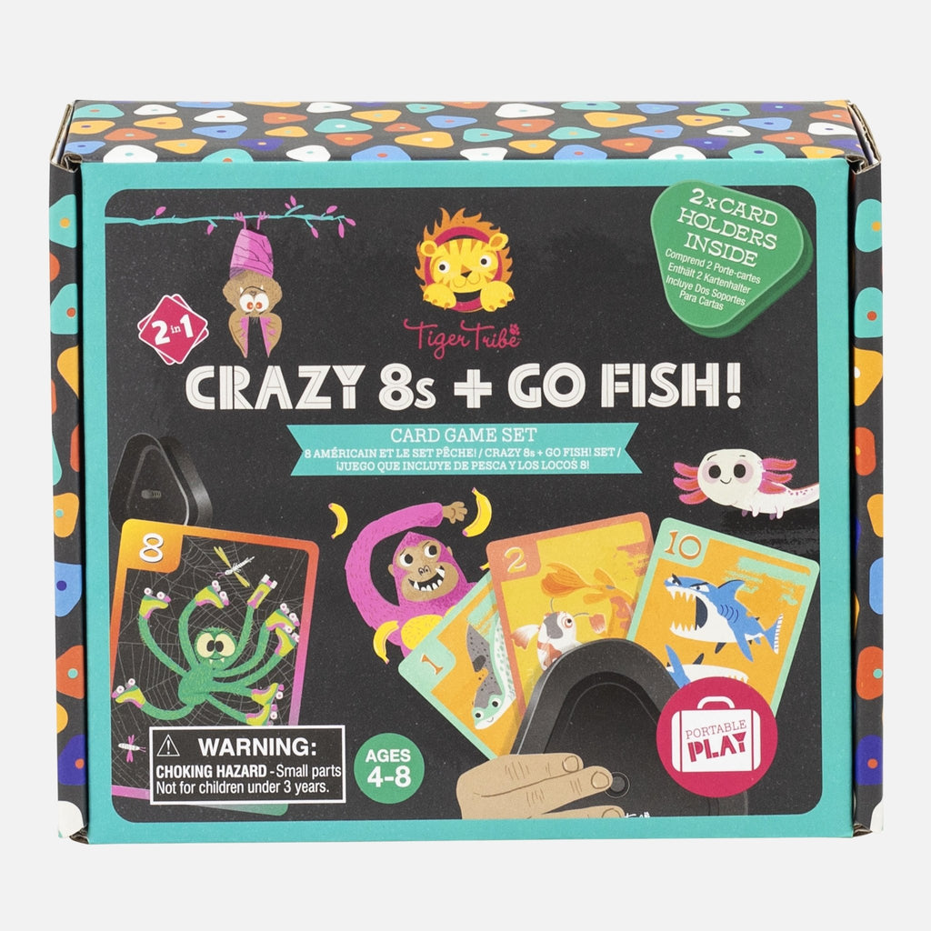 Buy Crazy 8s + Go Fish! - Card Game Set by Tiger Tribe - at White Doors & Co