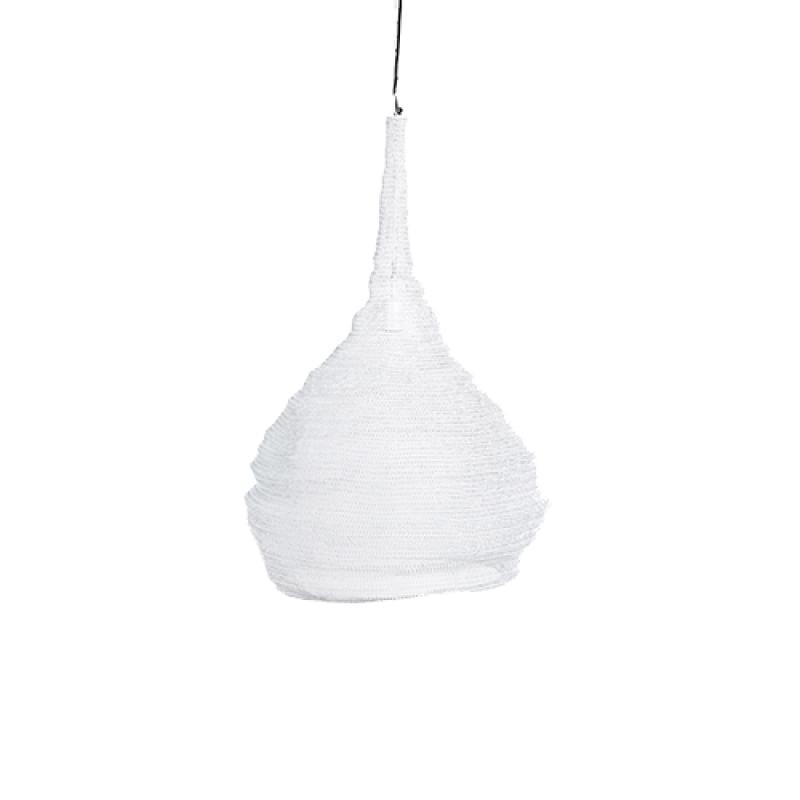 Buy Crochet Lamp - Bulb -Large - White by Ruby Star Traders - at White Doors & Co