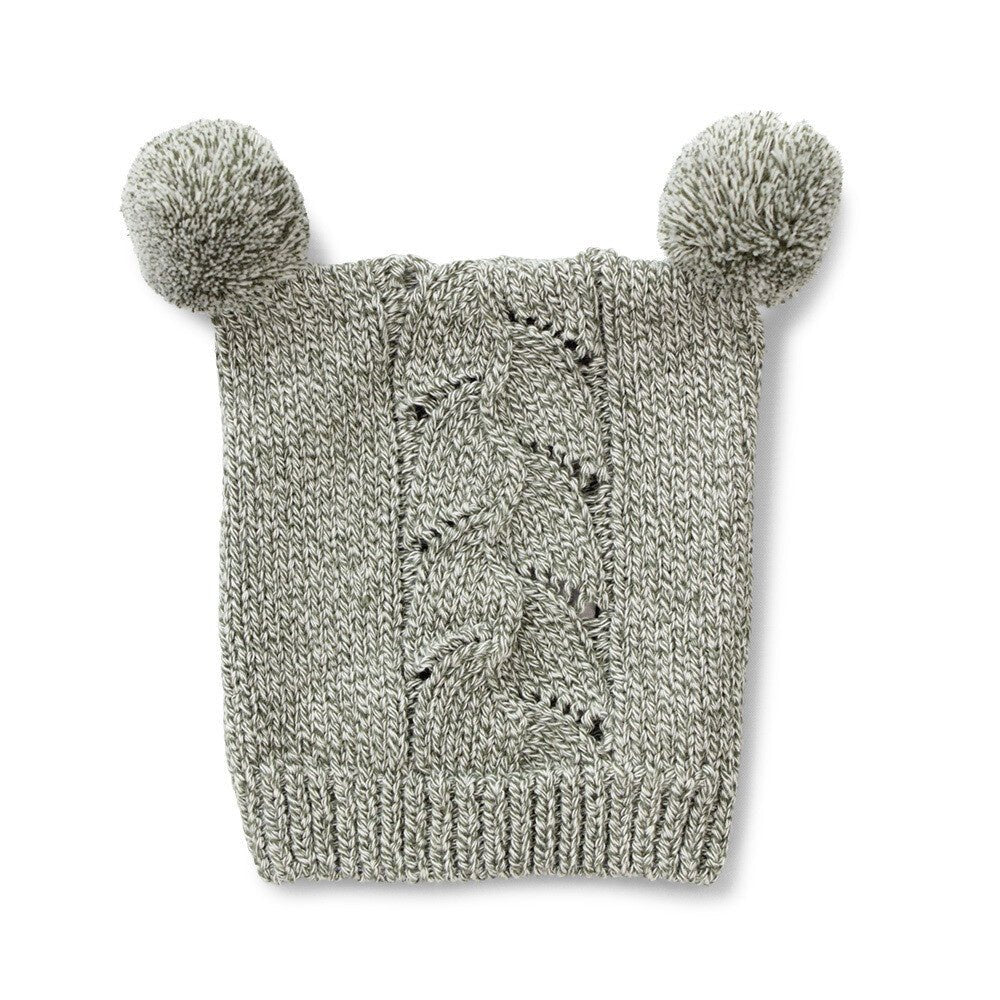 Buy Cubbie Baby Hat - Olive by DLux - at White Doors & Co