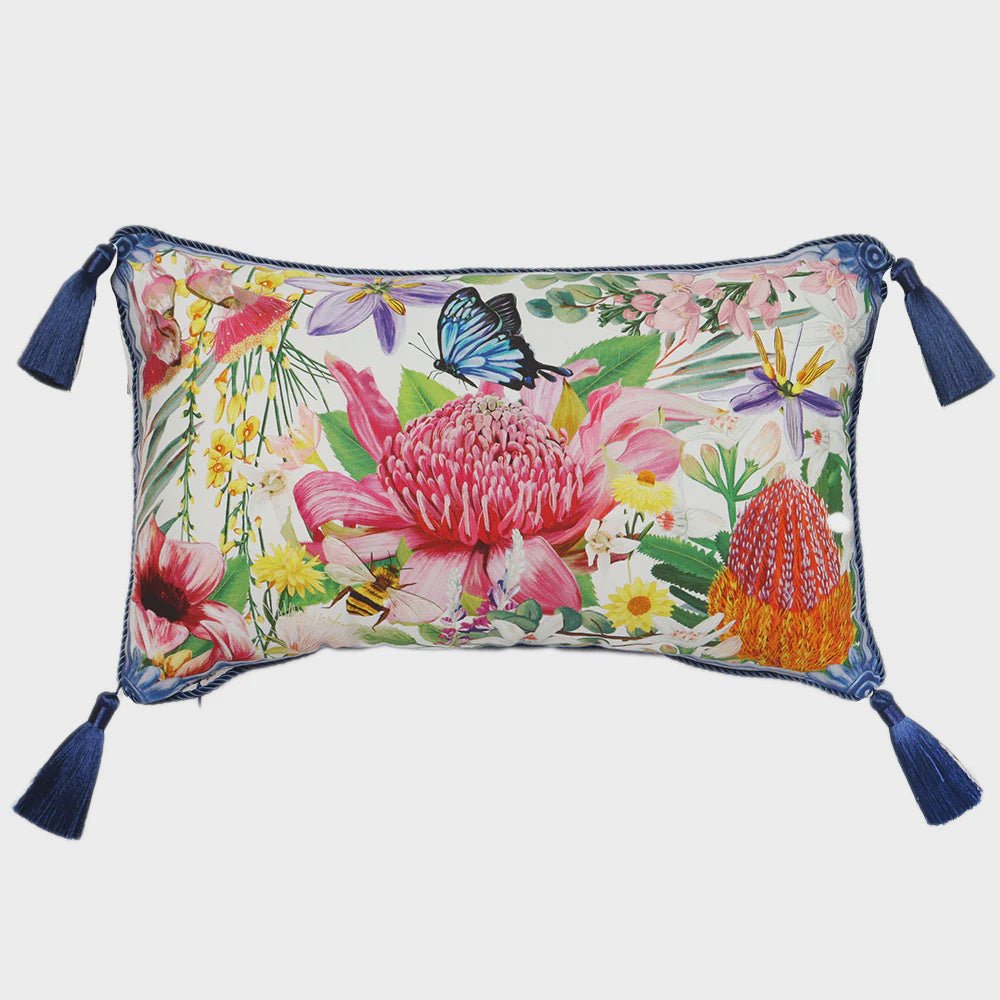 Buy Cushion Enchanted Garden - Rectangle by La La Land - at White Doors & Co