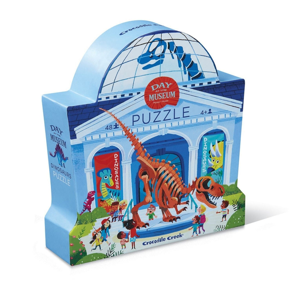 Buy Day at the Museum Puzzle 48 pc - Dinosaur by Tiger Tribe - at White Doors & Co