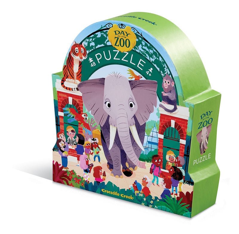 Buy Day at the Museum Puzzle 48 pc - Zoo by Tiger Tribe - at White Doors & Co