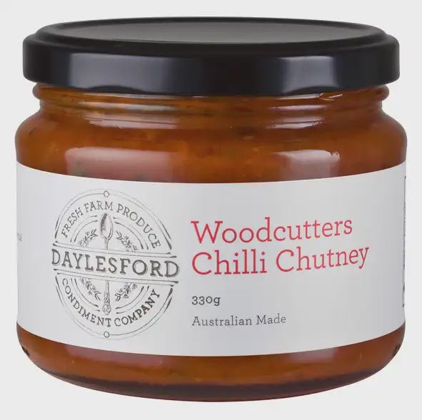 Buy Daylesford Woodcutters Chilli Chutney by Daylesford Cond. Company - at White Doors & Co