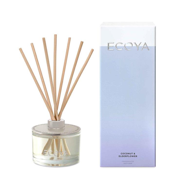 Buy Ecoya Coconut & Elderflower Reed Diffuser by Ecoya - at White Doors & Co