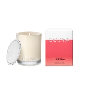 Buy Ecoya Guava & Lychee Mini Madison Candle by Ecoya - at White Doors & Co