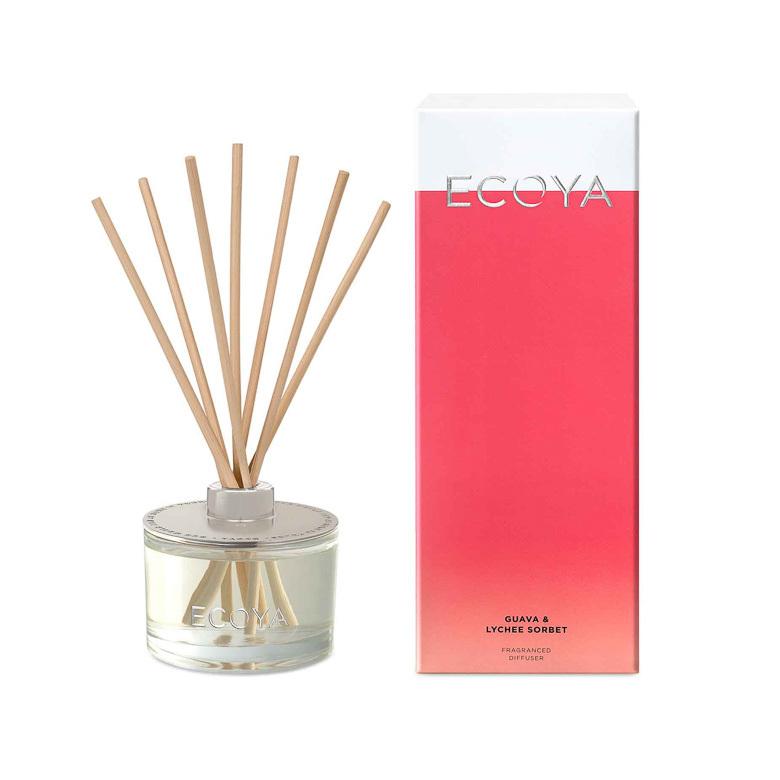 Buy Ecoya Guava & Lychee Reed Diffuser by Ecoya - at White Doors & Co