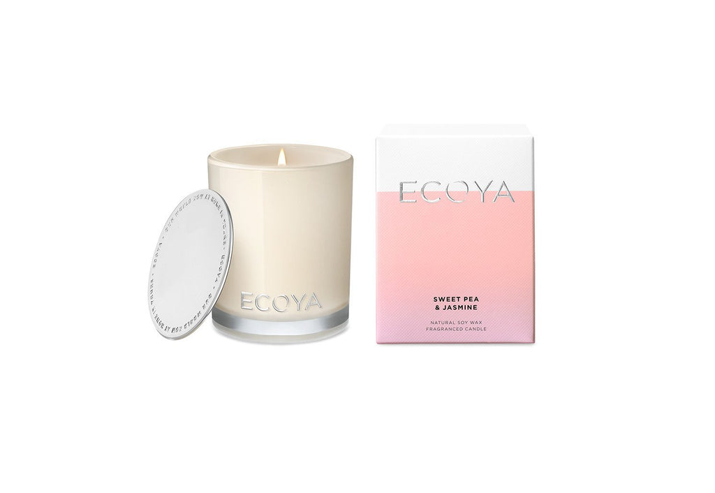 Buy Ecoya Sweet Pea & Jasmine Mini Madison Candle by Ecoya - at White Doors & Co