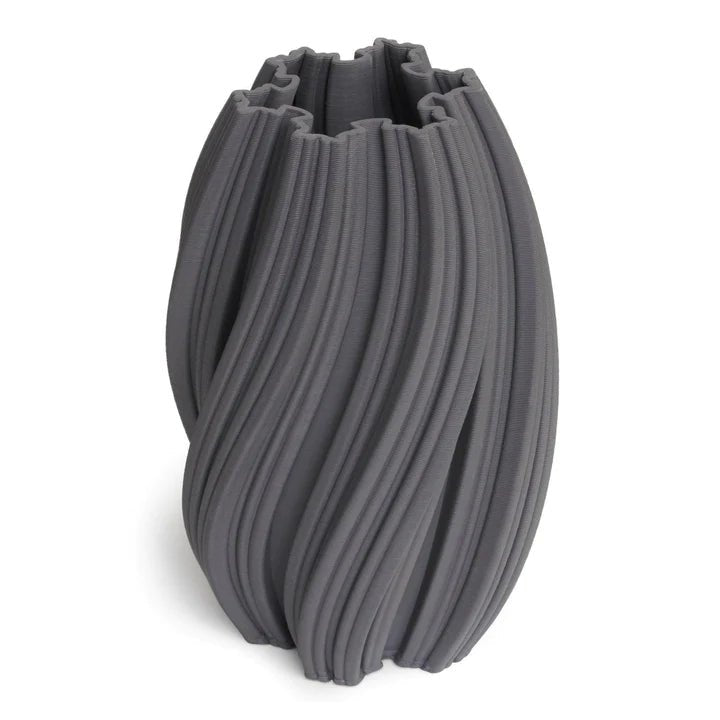 Buy Emma Charcoal Vase by P S Home and Living - at White Doors & Co