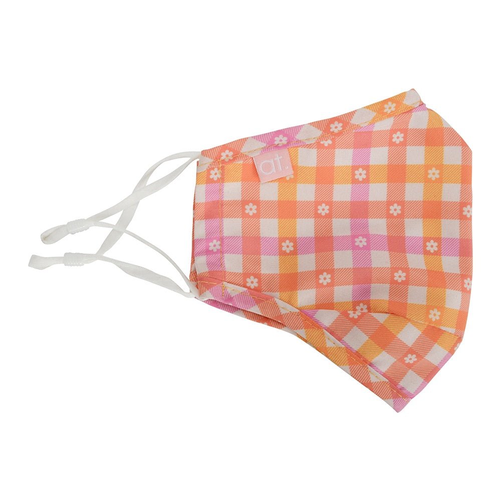 Buy Face Mask Shaped - Daisy Gingham - Small by Annabel Trends - at White Doors & Co