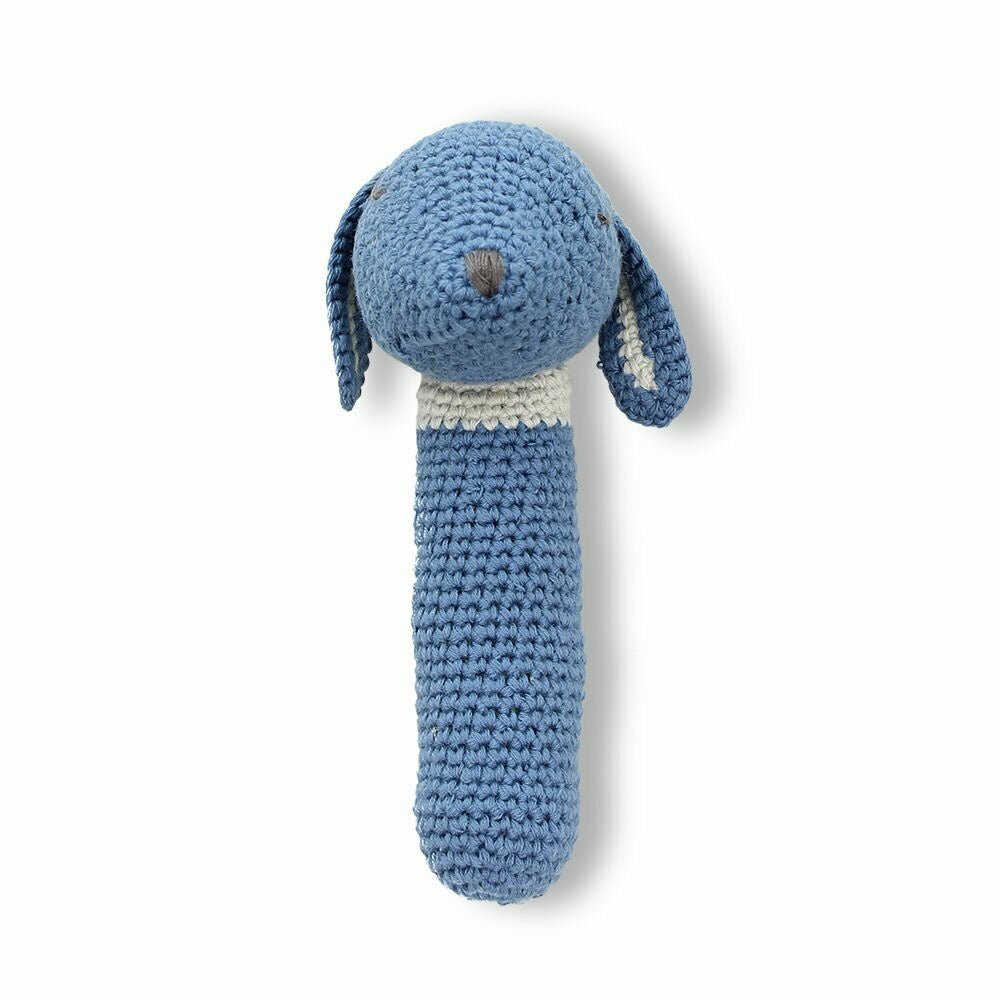 Buy Fido Puppy Cotton Crochet Rattle by DLux - at White Doors & Co