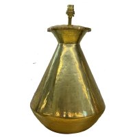 Buy Flask Lamp Base - Gold by Ruby Star Traders - at White Doors & Co