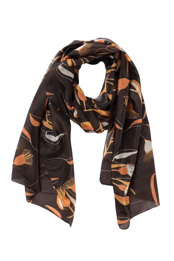 Buy Flowering Gum Silk Scarf by Indus Design - at White Doors & Co