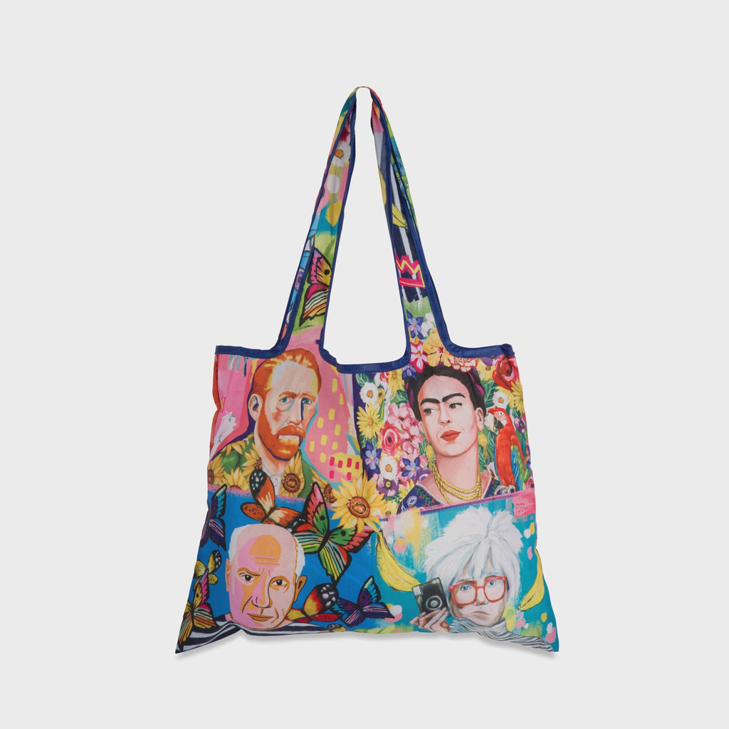 Buy Foldable Shopper Bag Tribute Artists by La La Land - at White Doors & Co