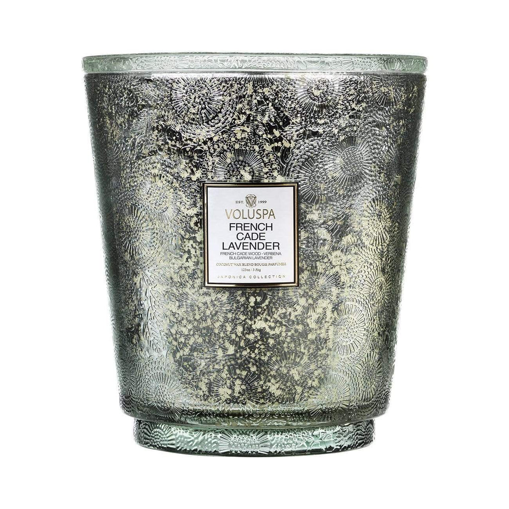 Buy French Cade & Lavender Amber Hearth Candle by Voluspa - at White Doors & Co