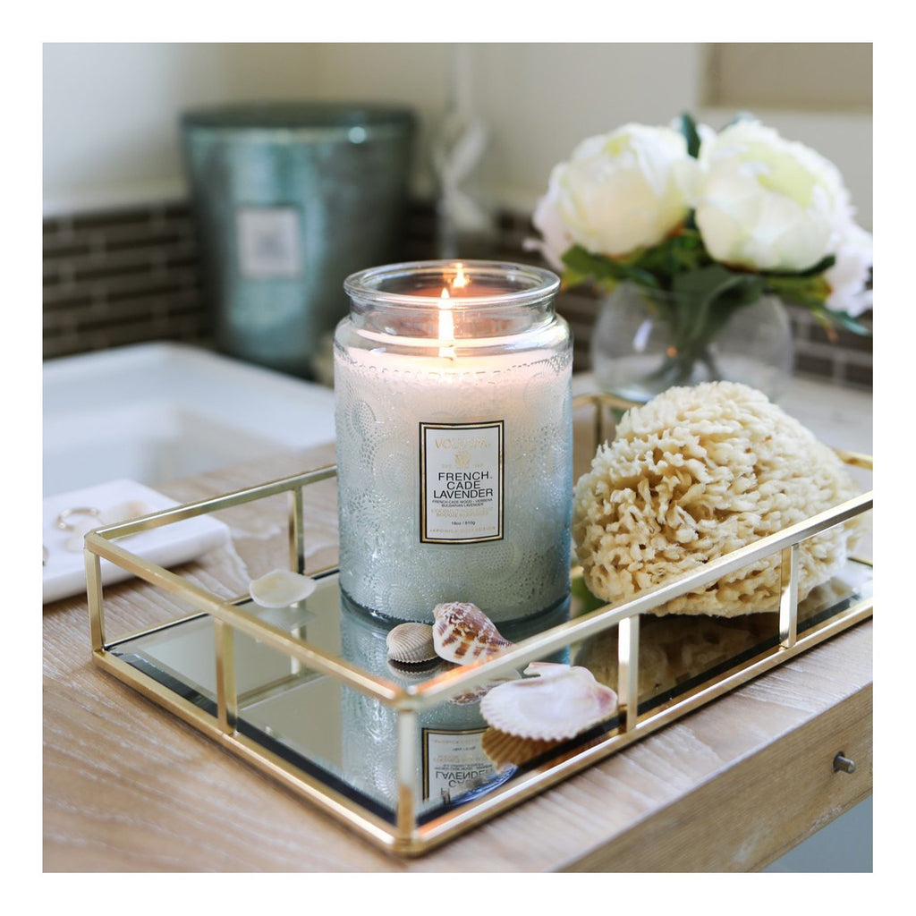 Buy French Cade & Lavender Candle by Voluspa - at White Doors & Co