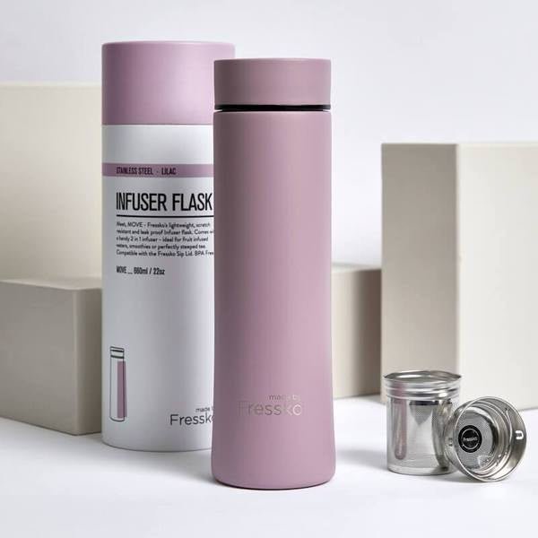 Buy Fressko Move Flask - Lilac by Made By Fressko - at White Doors & Co