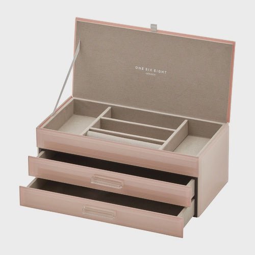 Buy Gabriella Jewellery Box - Blush (L) by P S Home and Living - at White Doors & Co