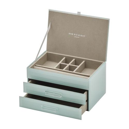 Buy Gabriella Jewellery Box - Mint (M) by P S Home and Living - at White Doors & Co