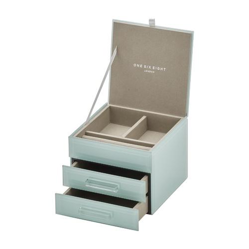 Buy Gabriella Jewellery Box -Mint (S) by P S Home and Living - at White Doors & Co