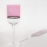Buy Gilda Wine Glass Rose /Gold by The Source - at White Doors & Co