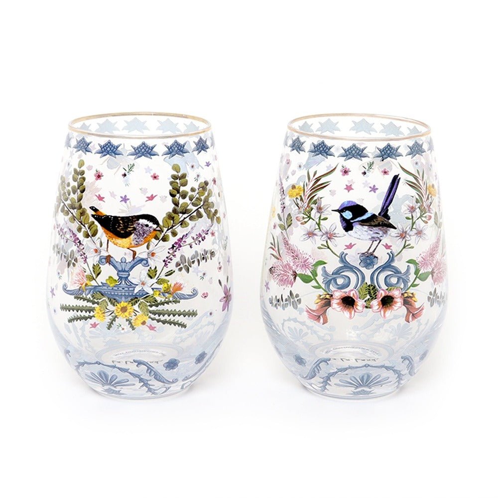 Buy Glass Tumbler Enchanted Garden by La La Land - at White Doors & Co