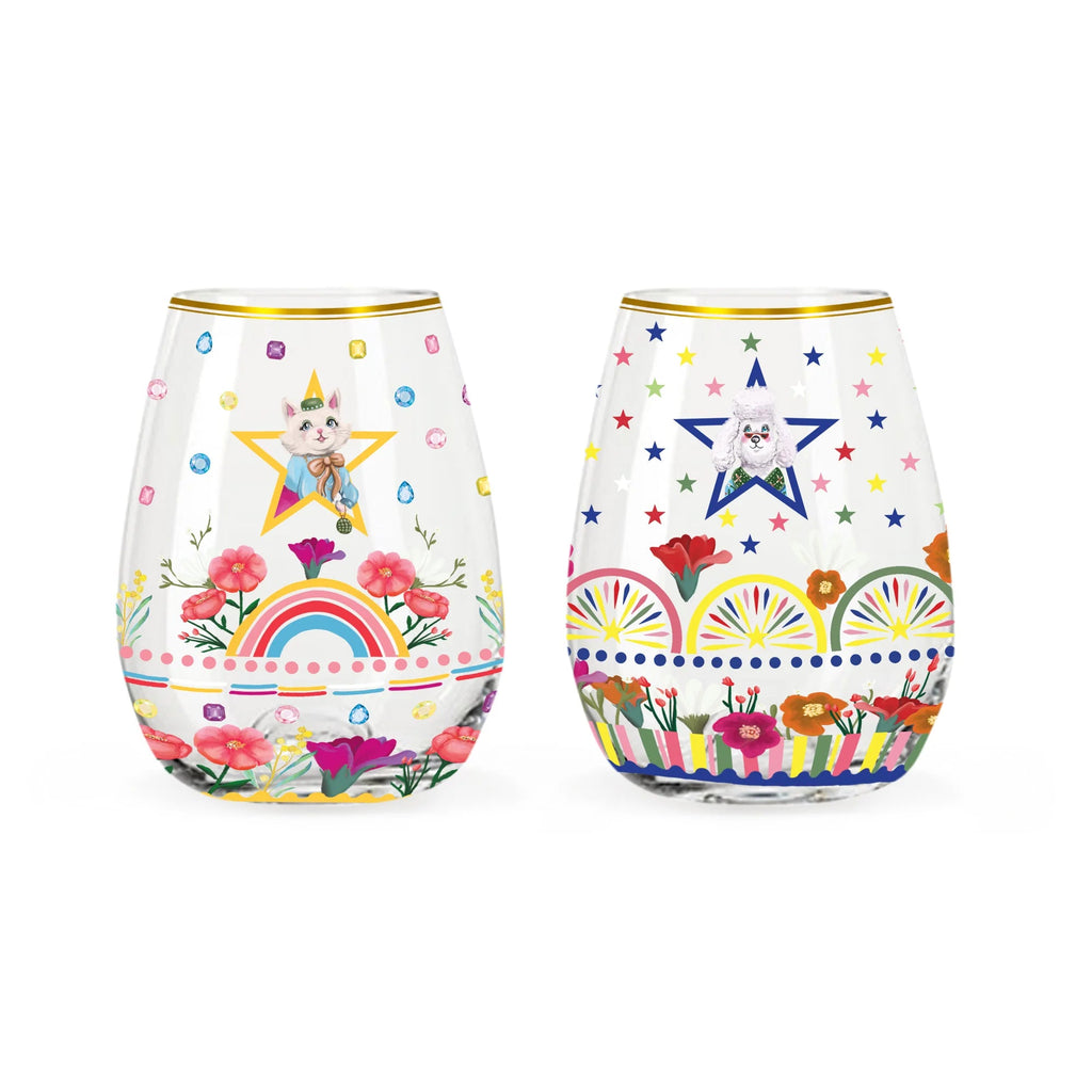 Buy Glass Tumbler - Fabulous by La La Land - at White Doors & Co