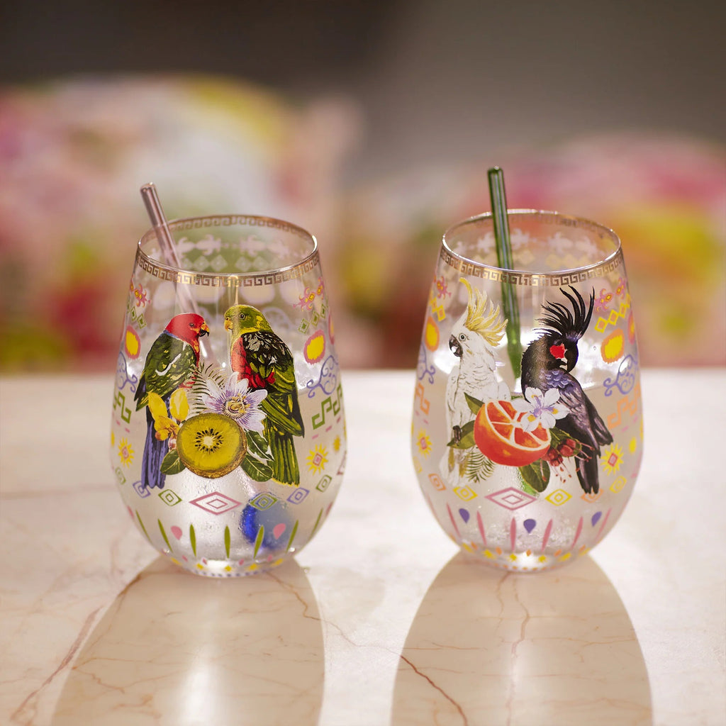 Buy Glass Tumbler - Tropicana Australiana Vol 3 by La La Land - at White Doors & Co