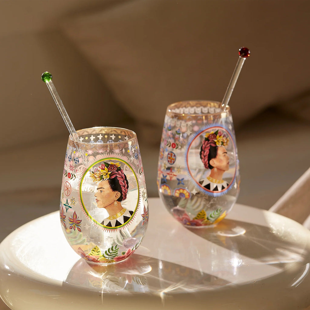 Buy Glass Tumbler Viva La Vida by La La Land - at White Doors & Co