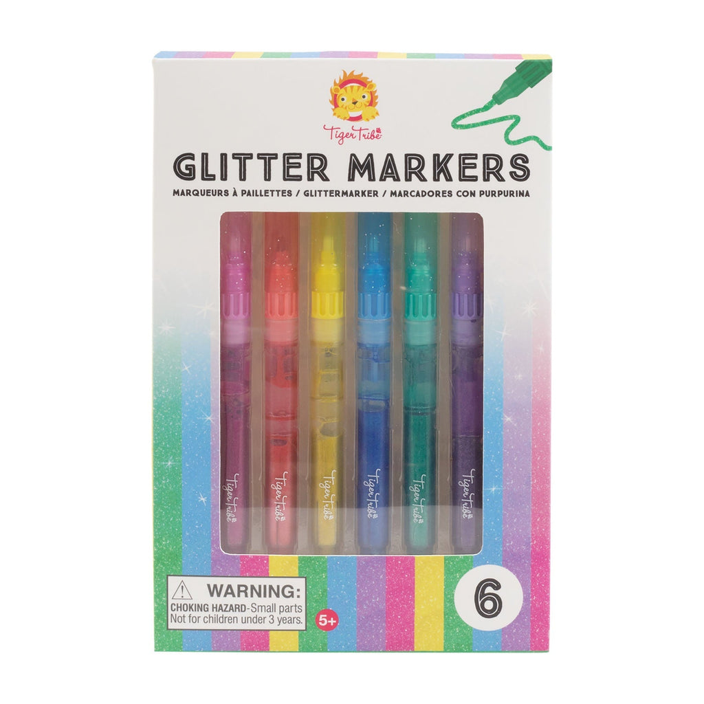 Buy Glitter Markers by Tiger Tribe - at White Doors & Co