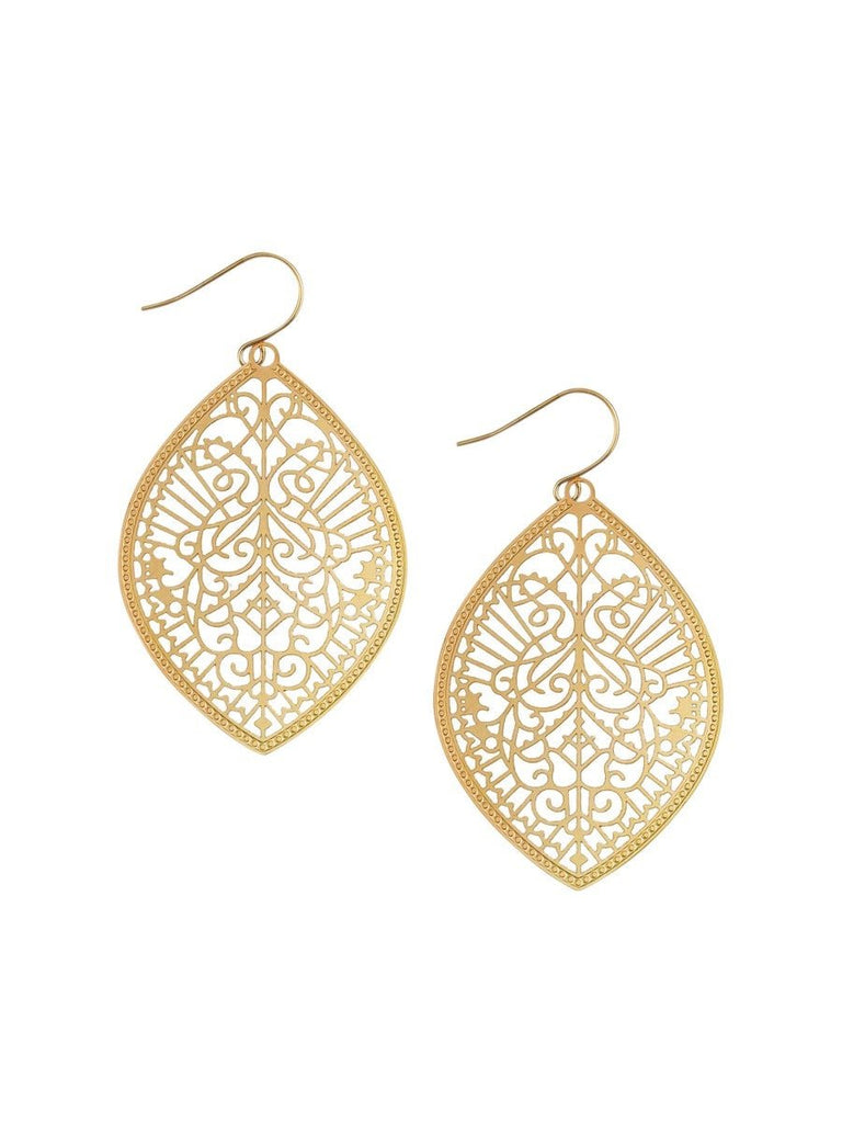 Buy Gold Summer Festival Earrings by Tiger Tree - at White Doors & Co